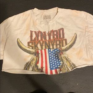 Lynyrd skynyrd crop top